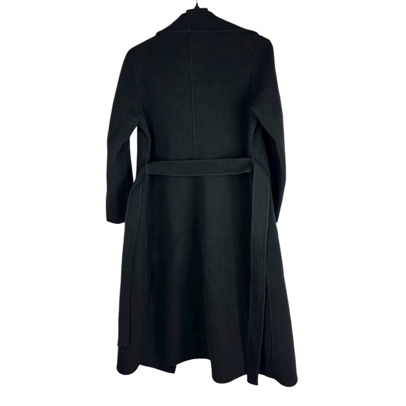 NWT Quince Double Faced Merino Wool Draped Collar Wrap Coat Long Tie Women's XL - Picture 9 of 16